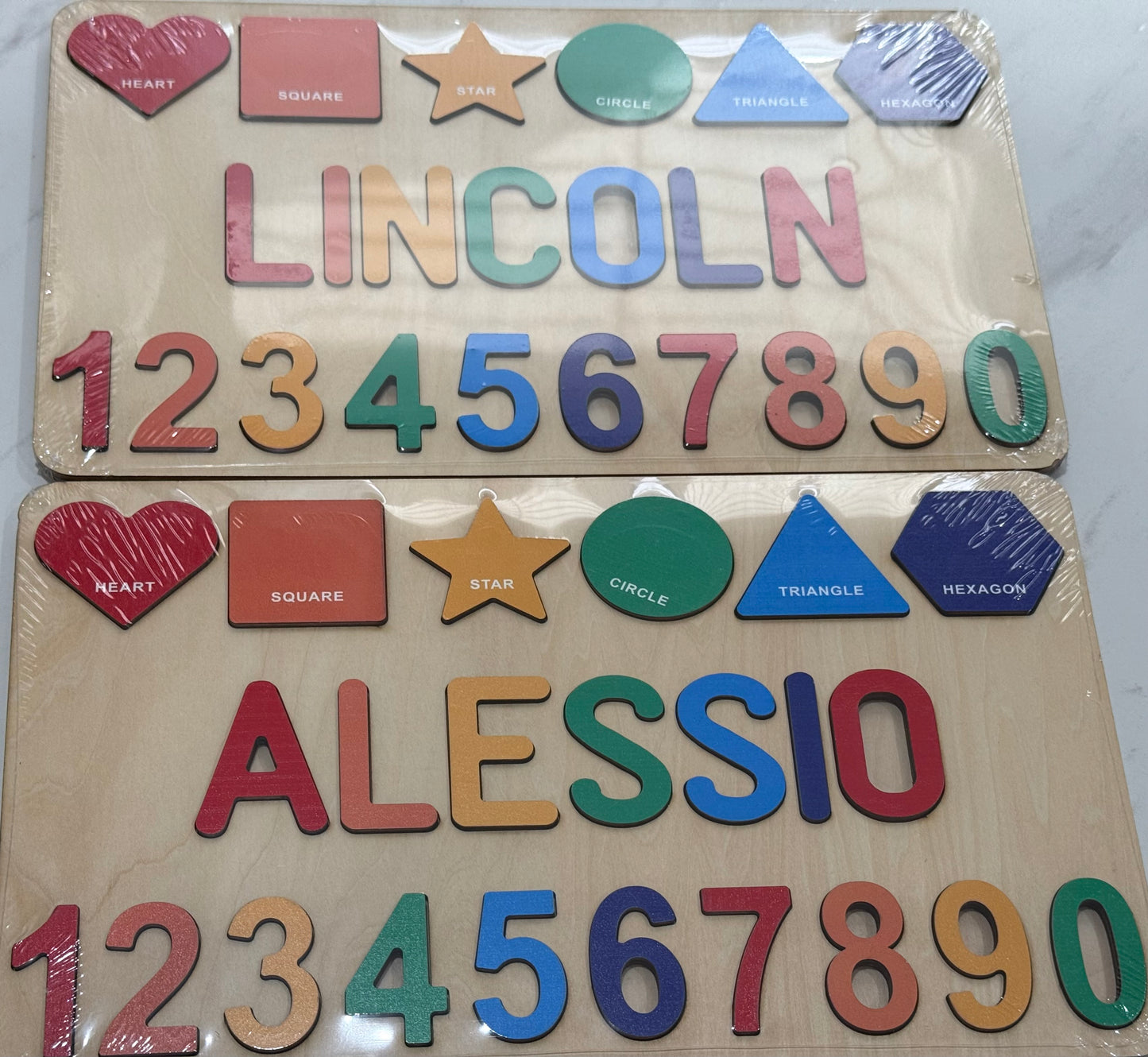 Colourful Personalised Activity Board