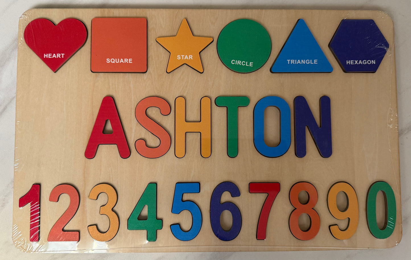 Colourful Personalised Activity Board