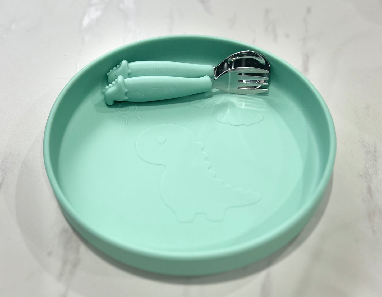 Dinosaur Silicone Feeding Set