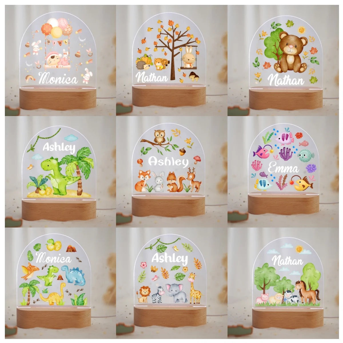 The Personalised Night Light